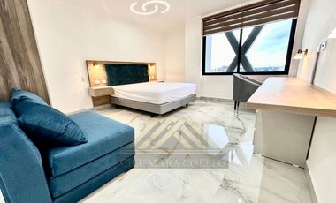 Departamento en alquiler amoblado, sector Torre Medica La Carolina ingreso a Machala