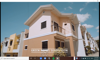 READY FOR OCCUPANCY 3-bedrooms townhouse for sale in Green Homes Talisay City, Cebu