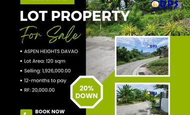 Residential Lot for Installment near Davao International Airport, Aspen Heights Communal Davao City