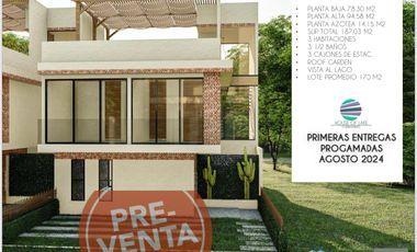 PREVENTA DE INCREÍBLES CASA EN CHAPALA