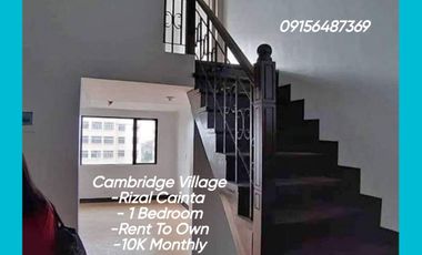 137K To Move in 1 bedroom Condo in Cainta Rizal as low as 10K Monthly
