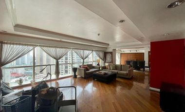 For Rent/ Lease: Forbes Tower Fraser Place Manila 4-BEDROOM Spacious Furnished Condo in Salcedo Village Makati