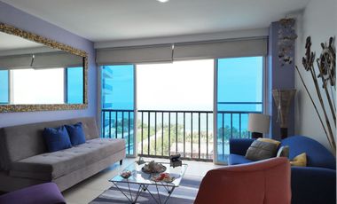 Departamento en venta con vista al mar, Urbanización Punta centinela Ruta del Spondylus