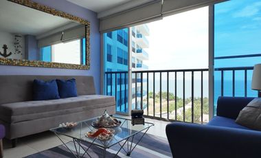 Departamento en venta con vista al mar, Urbanización Punta centinela Ruta del Spondylus