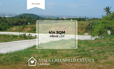 Ayala Greenfield Estates Prime Lot for Sale! Laguna