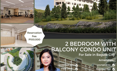 2 BEDROOM CONDO UNIT FOR SALE AT CANYON HILL BAGUIO CITY NEAR WRIGHT PARK, THE MANSION AND BOTANICAL GARDEN