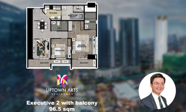 No downpayment Executive 2 bedroom Uptown Arts Residence Preselling Bgc condo for sale Fort Bonifacio Taguig City