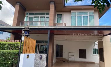Detached House For Rent, The Boulevard Sriracha Village near J-Park Fully Furnished