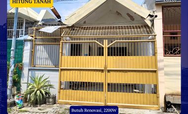 Murah Rumah Lebak Permai Tambaksari Surabaya Timur Hitung Tanah dekat Pakuwon City