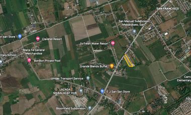 Rawland ideal for Commercial along provincial road Pampanga near NLEX