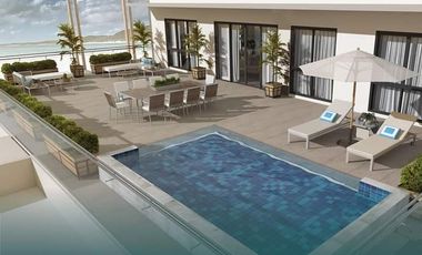 Luxurious 2-Bedroom Beachfront Condo with Indoor Parking at Aruga Resort and Residences, Mactan