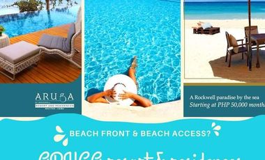 Luxurious 2-Bedroom Beachfront Condo with Indoor Parking at Aruga Resort and Residences, Mactan