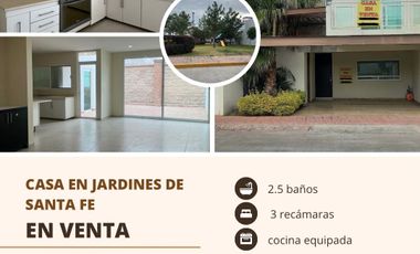 CASA EN VENTA EN JARDINES DE SANTA FE