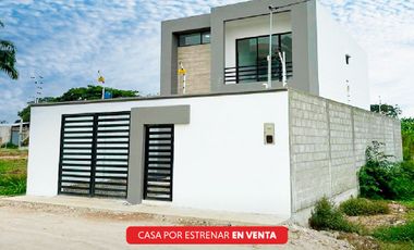EN VENTA: Casa por estrenar en sector Av. Ferroviaria, Machala