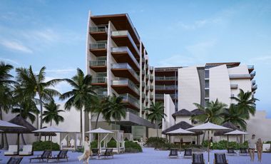 Penthouse con alberca y rooftop, frente al mar, pre-venta Playa del Carmen.
