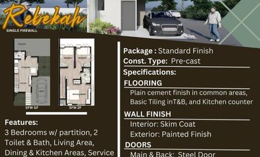 Rebekah Single Firewall House for Sale in Lumbo, Valencia City, Bukidnon