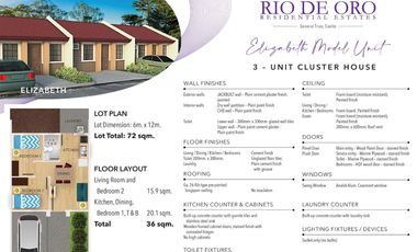 House and Lot for 1.5M only at Rio De Oro General Trias Cavite - No Credit Background Check