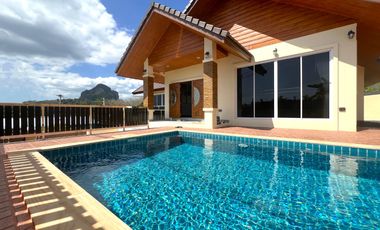 Exquisite 3 Bedroom Pool Villa  with Majestic Mountain Views for Sale in Aonang, Krabi
