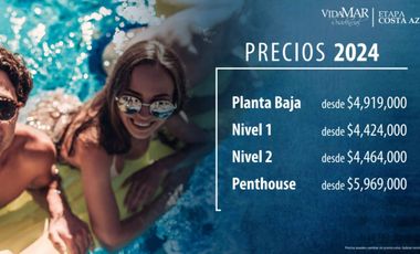 Venta departamento Nuevo con Club de Playa en Acapulco Diamante