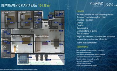 Venta departamento Nuevo con Club de Playa en Acapulco Diamante