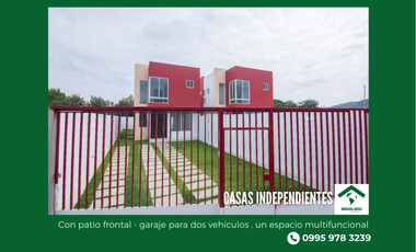 CASAS INDEPENDIENTES DE  VENTA   EN COLÓN DE PORTOVIEJO