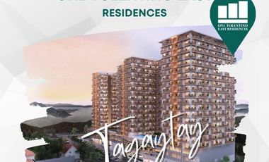 Pre selling condo One Tolentino East Residences Tagaytay