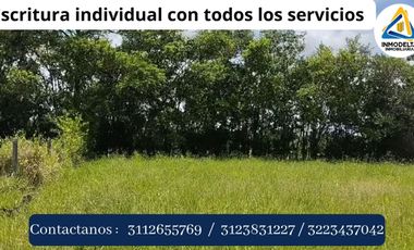 SE VENDE LOTE VEREDA EL BARRANCO