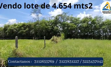 SE VENDE LOTE VEREDA EL BARRANCO