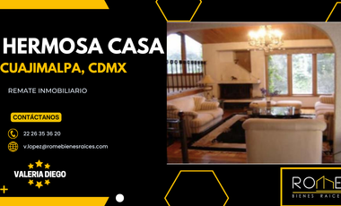 VENTA DE Casa En Arteaga Y Salazar, El Contadero, Cuajimalpa, Cdmx!!