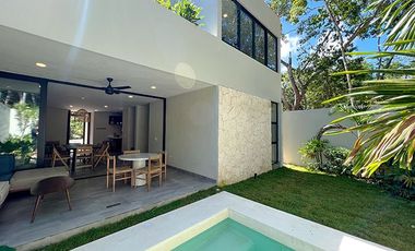 Villa de 4 habitaciones en venta con amenidades exclusivas a 10 minutos de la playa en Tulum