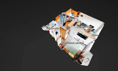 Se vende acogedor departamento de un ambiente