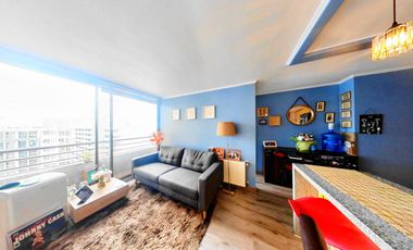 Se vende acogedor departamento de un ambiente