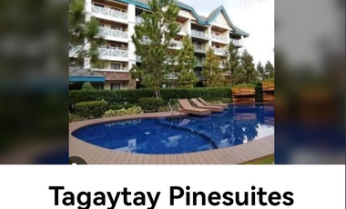 Tagaytay Pinesuites Condo Unit W/ Paring For Sale at Bonifacio Drive, Maitim 2nd West, Tagaytay