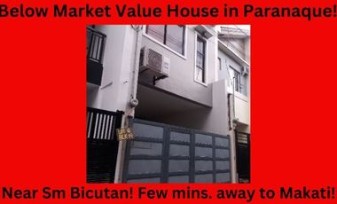 House for sale in Paranaque Sun Valley below market value near SM Bicutan, Few minutes away to makati and MOA