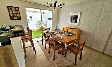 Casa en Pomasqui sin entrada.  3 habitaciones.  183 M2, conjunto con piscina, gym y áreas infantiles, crédito Miti Miti Vip