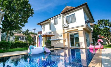 3 bedrooms of two storey House with pool for rent in Aonang, Krabi