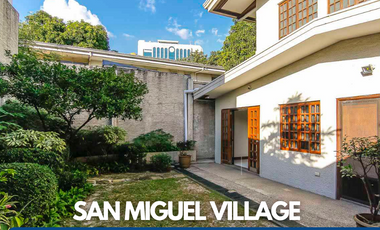 Good deal Prime 3BR House and Lot for Sale at San Miguel Village Makati