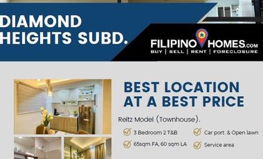 Townhouse units near Davao International Airport (Re-open units)