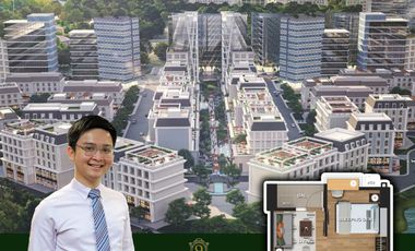 Preselling Studio with balcony in 9 Central Park Northwin Global City condo for sale Marilao Bulacan