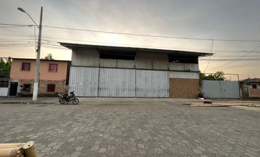 BODEGA  DE VENTA - GALPON DE ESTRUCTURA METÁLICA EN ABDON CALDERÓN PORTOVIEJO
