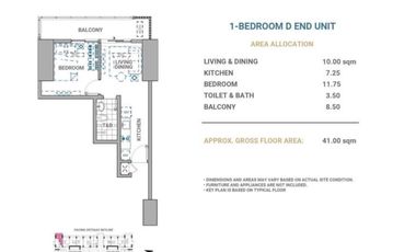 Allegra Garden Place | Pre-Selling One Bedroom 1BR Condo Unit For Sale in DMCI Allegra Garden Place, Pasig City