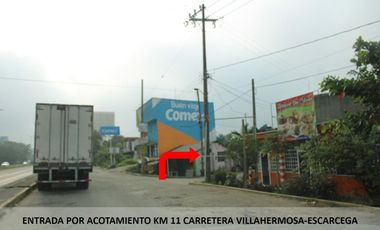 Terreno en venta cerca del aeropuerto internacional de villahermosa, tabasco.
