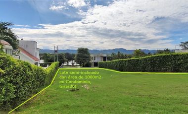 Vendo lote  en condominio exclusivo de Girardot.