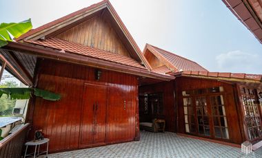 More-023PS Thai teak house for sale in Chiang Mai With swimming pool, Yard , vegetable plot , Near San Kamphaeng Market, San Kamphaeng District, Chian