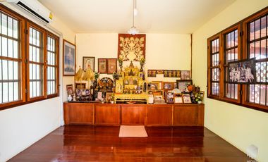 More-023PS Thai teak house for sale in Chiang Mai With swimming pool, Yard , vegetable plot , Near San Kamphaeng Market, San Kamphaeng District, Chian