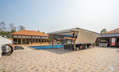 More-023PS Thai teak house for sale in Chiang Mai With swimming pool, Yard , vegetable plot , Near San Kamphaeng Market, San Kamphaeng District, Chian