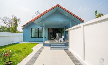 More-023PS Thai teak house for sale in Chiang Mai With swimming pool, Yard , vegetable plot , Near San Kamphaeng Market, San Kamphaeng District, Chian