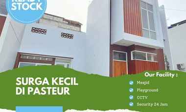 DIJUAL RUMAH SIAP HUNI PASTEUR BANDUNG CIMAHI DEKAT STASIUN CIMINDI 2 LANTAI MURAH