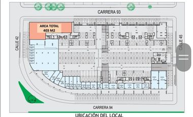 ALQUILER LOCAL COMERCIAL- CONJUNTO RESIDENCIAL Y COMERCIAL PODIUM