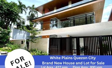 White Plains Quezon City Brand New House and Lot for Sale